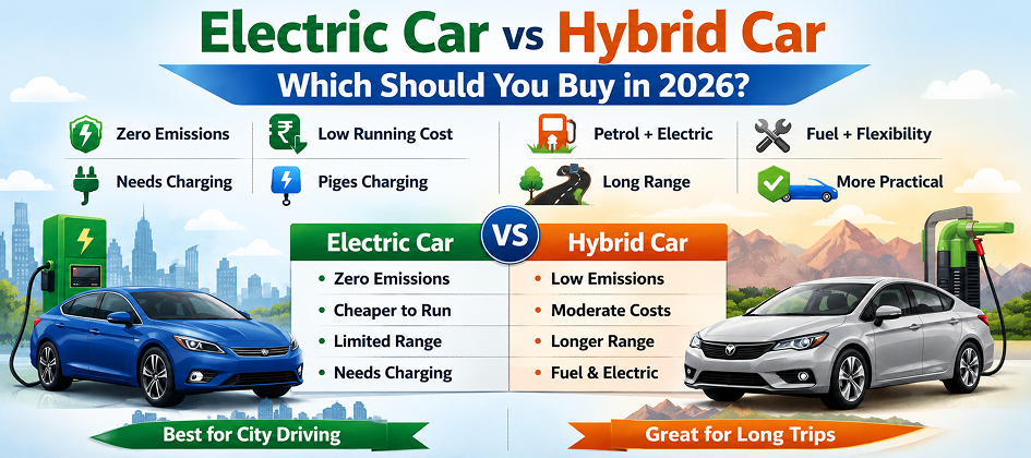 Electric Car vs Hybrid (2026): Which Should You Buy? Buyer's Guide